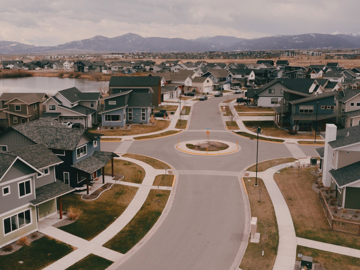 New homes in Bozeman's Valley West.