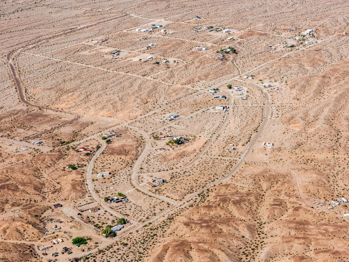 Housing on the Chemehuevi Reservation. The tribe has about 1,250 members.