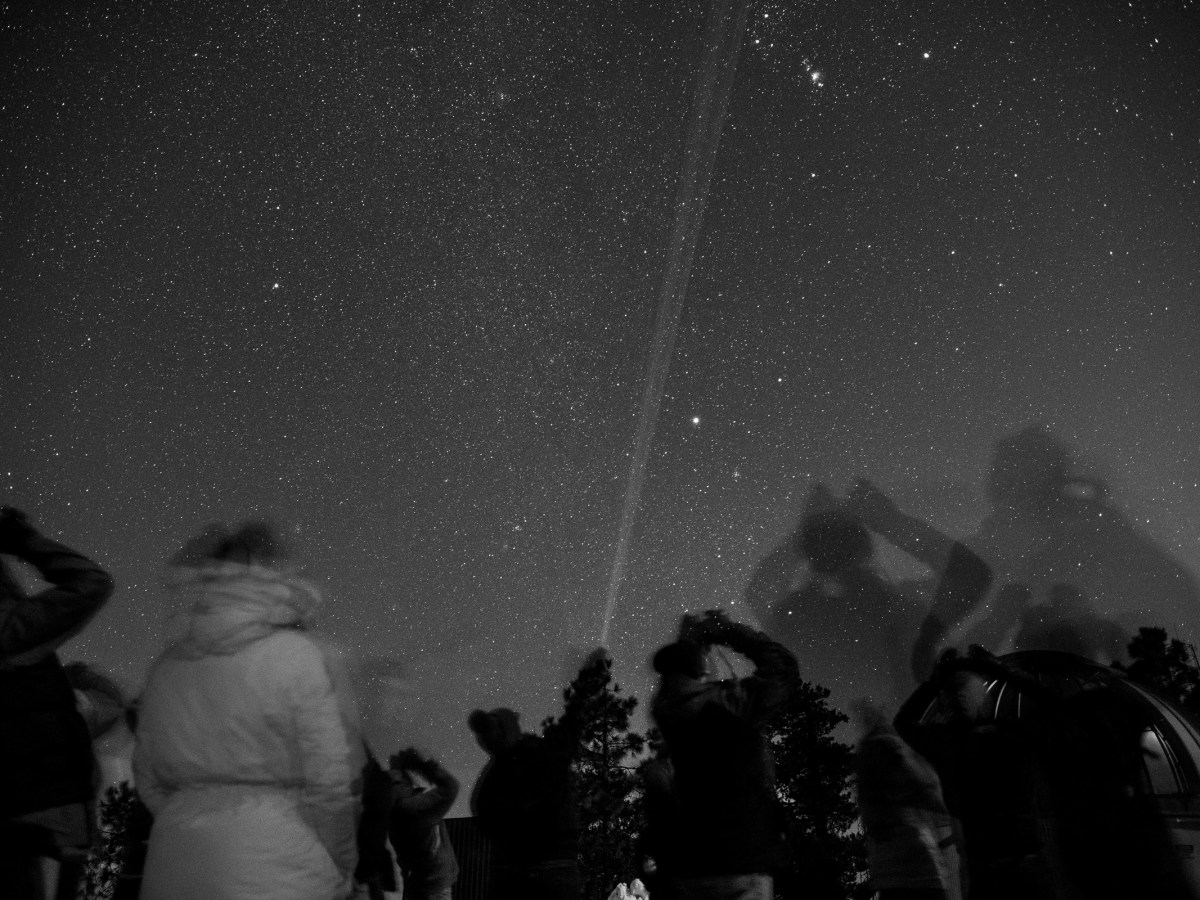 Stargazing party at the Mt. Lemmon SkyCenter Observatory.