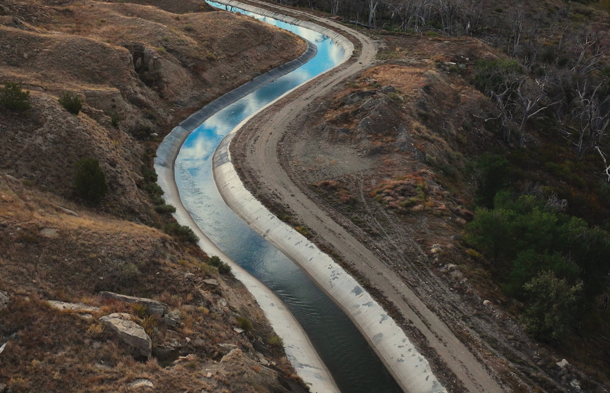 The Bessemer ditch near Pueblo, Colorado.