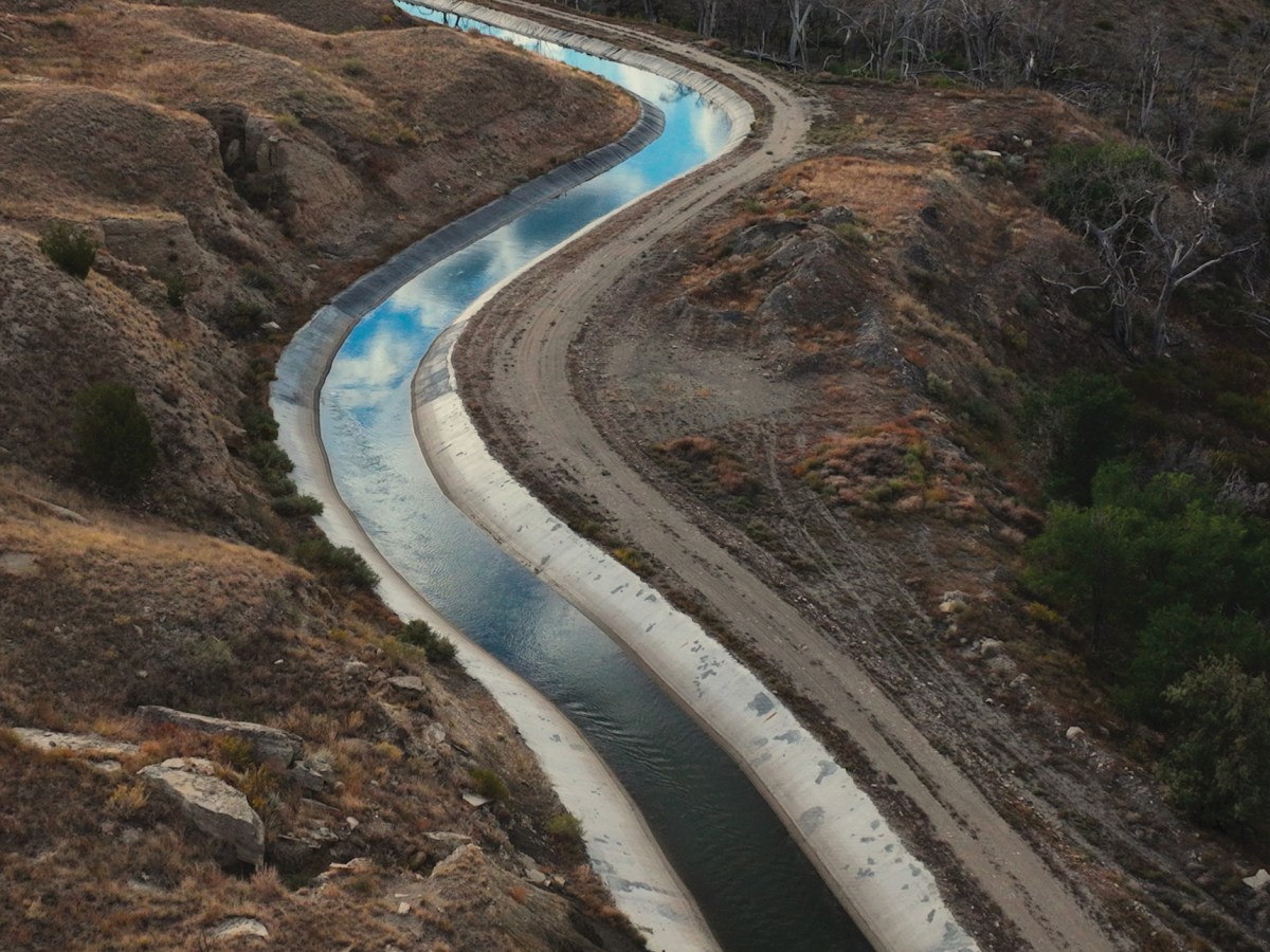 The Bessemer ditch near Pueblo, Colorado.