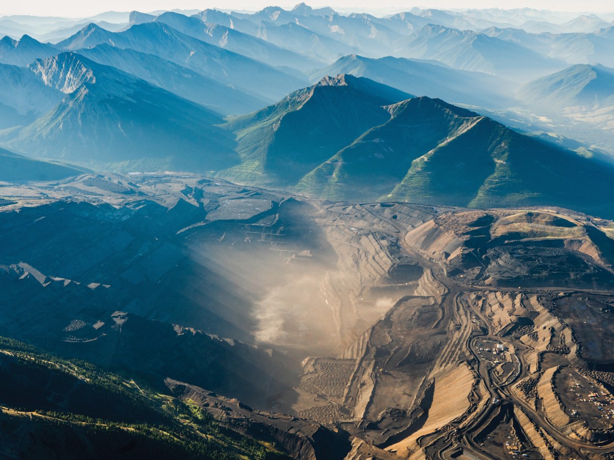 Teck Coal’s Fording River coal mine in British Columbia at the headwaters of the Elk and Kootenai River watersheds.