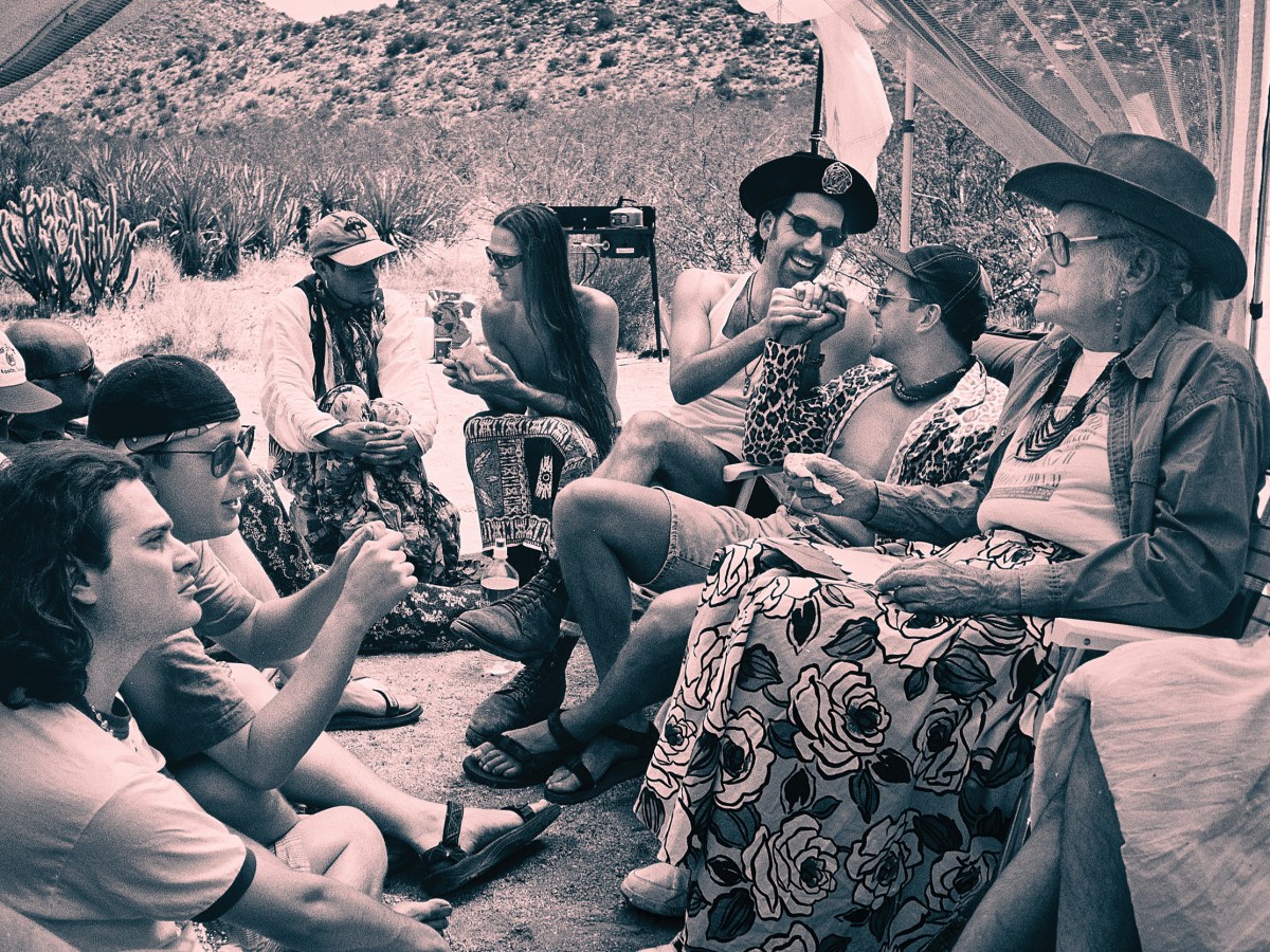 At an intimate campout in Anza Borrego Desert State Park, 1994, Harry Hay expounds his vision of personal empowerment centered in the natural world.