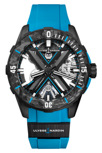 Diver X Skeleton Azure 44mm Titanium