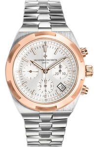 Overseas Rose Gold and Stainless Steel Automatic