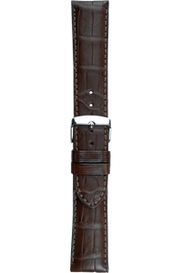 20 mm Brown Alligator Strap