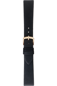 17 mm Black Calfskin Strap