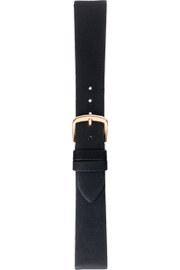 18 mm Black Calfskin Strap