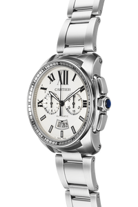 Calibre de Cartier Chronograph Stainless Steel Automatic