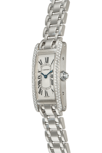 Tank Americaine White Gold Quartz